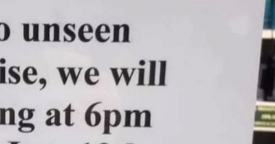 People in stitches over inappropriate spelling mistake on store's closing sign
