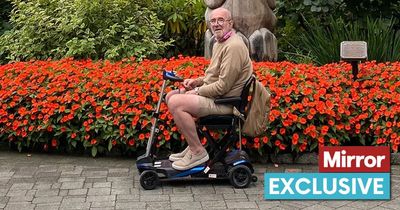 Globe trotter with Parkinson's determined to tick off bucket list on mobility scooter