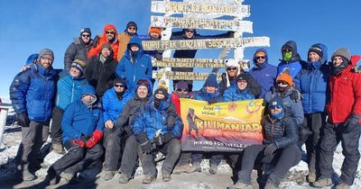 Orangemen march up Africa's tallest mountain to raise nearly £270,000 for charity