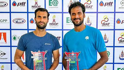 Indian pair of Yuki Bhambri-Saketh Myneni wins Bangkok Open Challenger title
