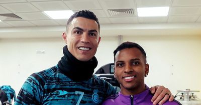 Cristiano Ronaldo joins Real Madrid in Saudi Arabia to leave stars gushing over "idol"