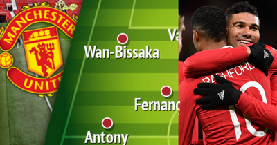 How Manchester United should line up vs Man City in the Premier League