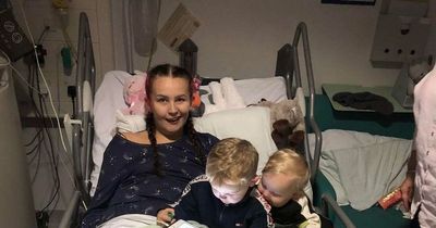 Mum, 22, suffers stroke as she sits at Christmas dinner table