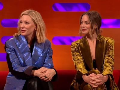 Cate Blanchett criticised for ‘condescending’ response to Margot Robbie comment on Graham Norton