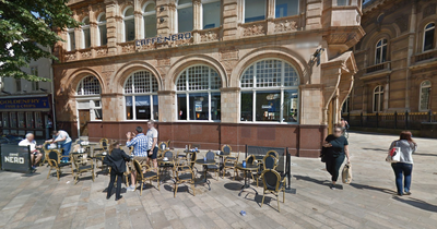 Drunk grandpa wrestled to ground by Caffe Nero customers after pulling knife on boys
