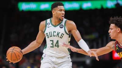 Report: Giannis Expected to Miss Heat Game With Knee Injury