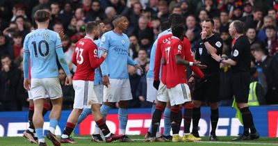 'Appalling' - Man City fans fume after controversial Bruno Fernandes decision in Manchester derby
