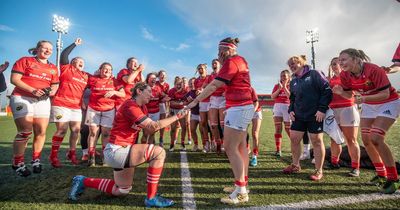 Munster players get engaged on pitch after victory over Leinster