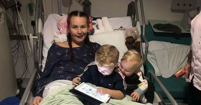 Mum, 22, suffered stroke as she sat at table on Christmas Day - but had no idea until three days later