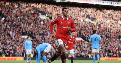 Marcus Rashford equals 64-year Man Utd record with winning goal against Man City