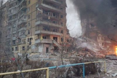 At least five dead after Russian strike on Dnipro apartment building