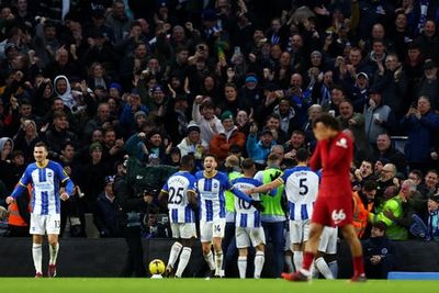 Brighton 3-0 Liverpool: Solly March at the double as Jurgen Klopp’s side capitulate