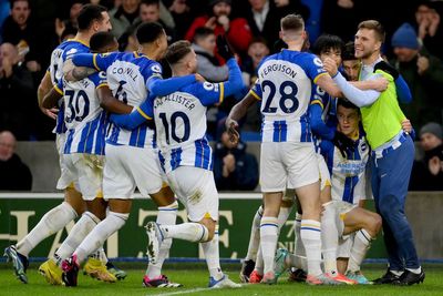 Brilliant Brighton cruise past lacklustre Liverpool as Reds suffer further setback