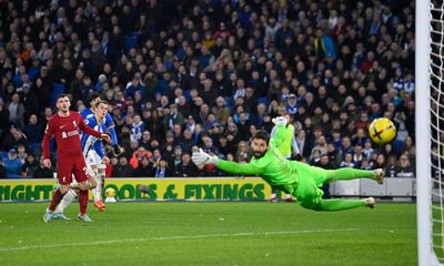 Solly March doubles up as superb Brighton sink sorry Liverpool