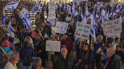 Thousands in Israel protest legal changes planned by Netanyahu government