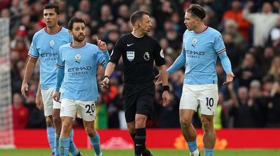 Report: Man City Players Confront Officials Over Call vs. Man United