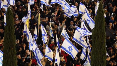 Tens of thousands in Israel rally against Netanyahu's far-right government