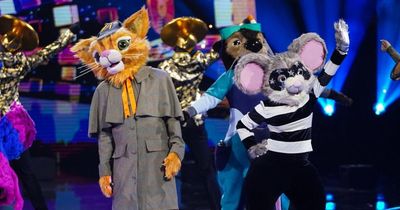 Son of Masked Singer's Cat and Mouse posts sweary response after duo booted off in 'best reveal ever'