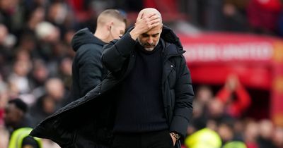 Pep Guardiola makes Old Trafford point after Man City defeat as Manuel Akanji slams 'joke' offside decision