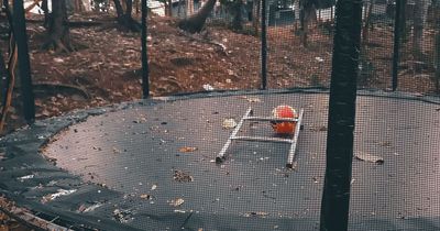 Police plea as trampolines take off in a 'very windy' Belfast