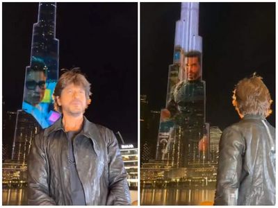Shah Rukh Khan gets groovy as 'Pathaan' trailer lights up the Burj Khalifa - WATCH