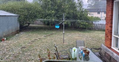 Hailstorm hits Canberra as thunderstorm warning issued