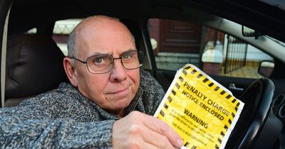 Fuming driver slapped with parking ticket outside home he's lived in for 40 years