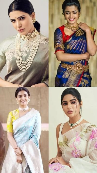 Saree style to steal from South actresses for this Pongal