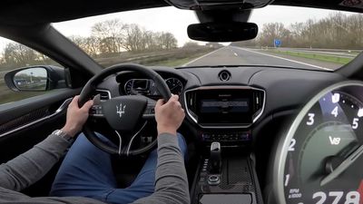 See Maserati Ghibli Trofeo V8 Attempt A Top Speed Run On Autobahn