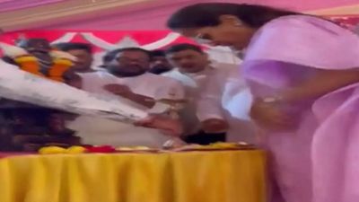 Maharashtra: NCP MP Supriya Sule's saree catches fire at event in Pune; no injuries