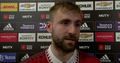 Luke Shaw gives two-word verdict on Man Utd title hopes after Erik ten Hag admission