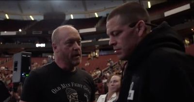 "The s***head family" - Nate Diaz renews attack on Jake Paul after meeting his father