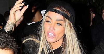 Katie Price is all partied out as she flashes her new boobs on night out with son Junior