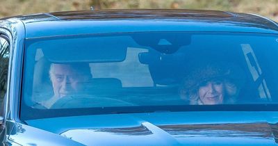 Smiling Camilla spotted at church with King Charles after Harry branded her 'dangerous'