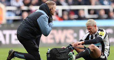 Bruno Guimaraes injury may change Newcastle transfer plans as midfielder leaves stadium on crutches