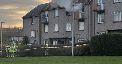 Fire rips through top floor flat in Fife