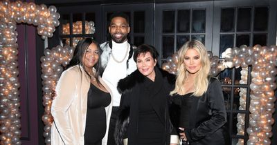 Khloe Kardashian puts on united display with ex Tristan Thompson at his mum's funeral