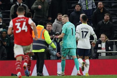 Tottenham promise to take action after fan kicks Arsenal's Ramsdale
