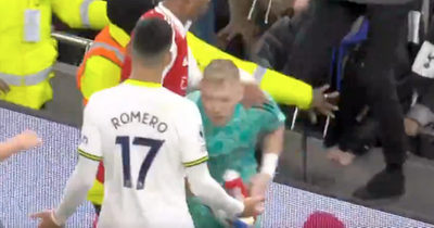 Tottenham release statement vowing to ban fan who kicked Arsenal's Aaron Ramsdale