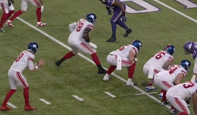 The refs missed a blatant false start on the Giants’ second TD and fans couldn’t believe it