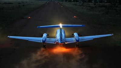 Lanterns replace toilet rolls in emergency night retrievals for the Royal Flying Doctor Service