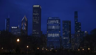 Blue Cross and Blue Shield building honors MLK with ‘I have a dream’ lighting display