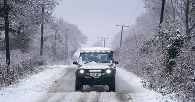 Icy conditions to disrupt Monday morning rush-hour in parts of UK