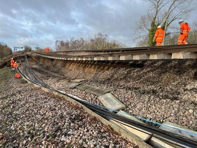 Rail chaos continues as ‘huge’ landslip near Basingstoke leaves trains to London Waterloo cancelled