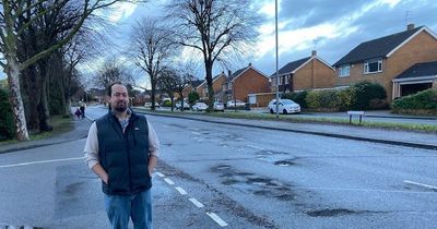Anger over 'broken road' in Nottinghamshire that 'falls apart' every winter