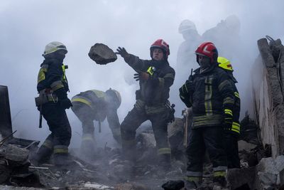 Death toll in Russian strike on Ukrainian building up to 35