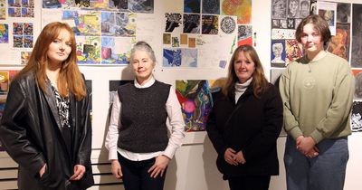 Work from Dumfries and Galloway school students goes on display at Gracefield Arts Centre