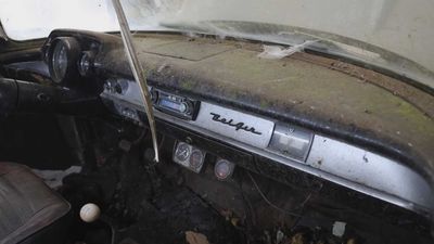 1957 Chevy Bel Air Gets Much-Needed Interior Wash Before Restoration