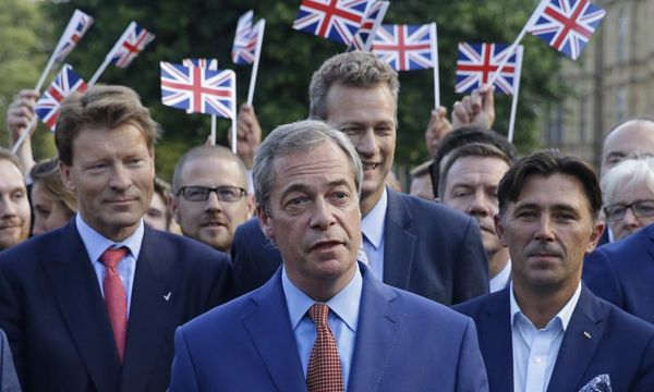 Nigel Farage basks in the triumph of his new dawn
