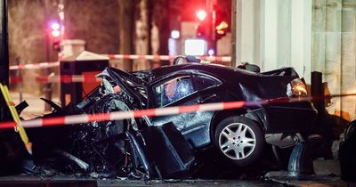 Man dies after crashing limousine into Berlin's iconic Brandenburg Gate